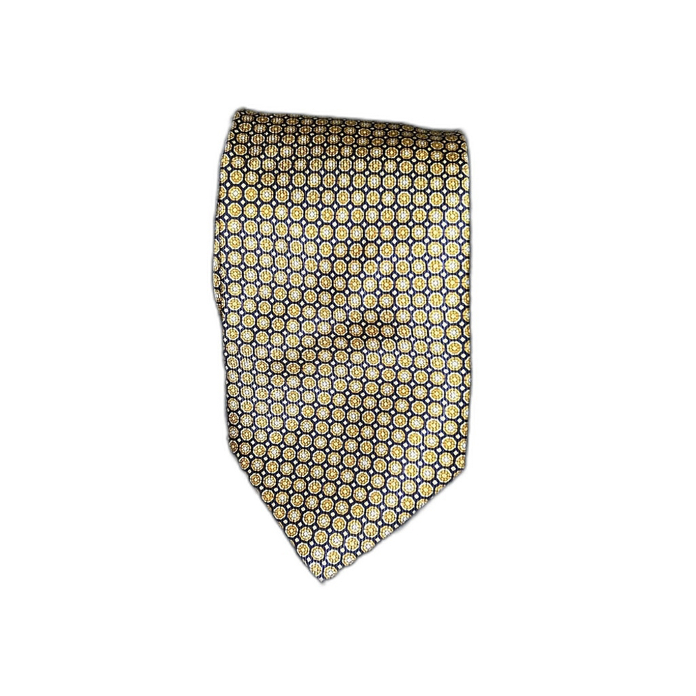 IZOD Gold Geometric Silk Tie - Picture 2 of 6